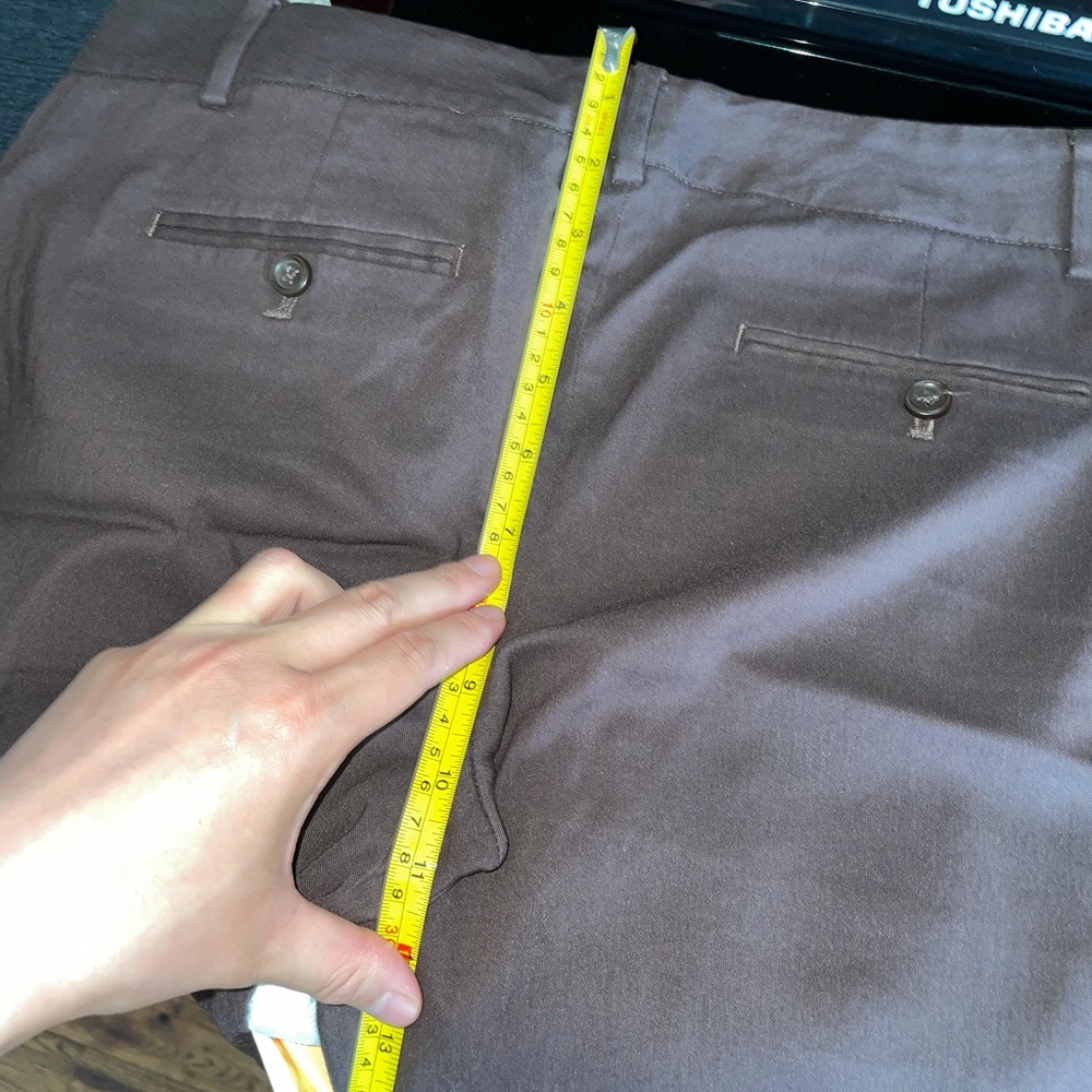 EXPRESS brown work pants boot cut 6 - Picture 9 of 10